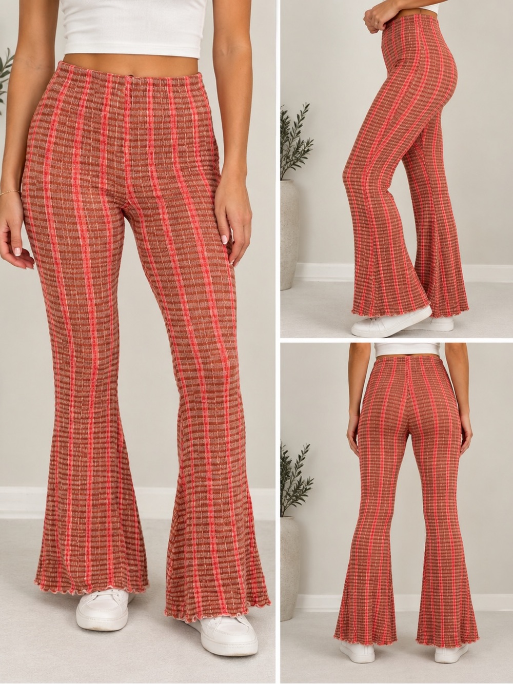 High-Waisted Flare Pants